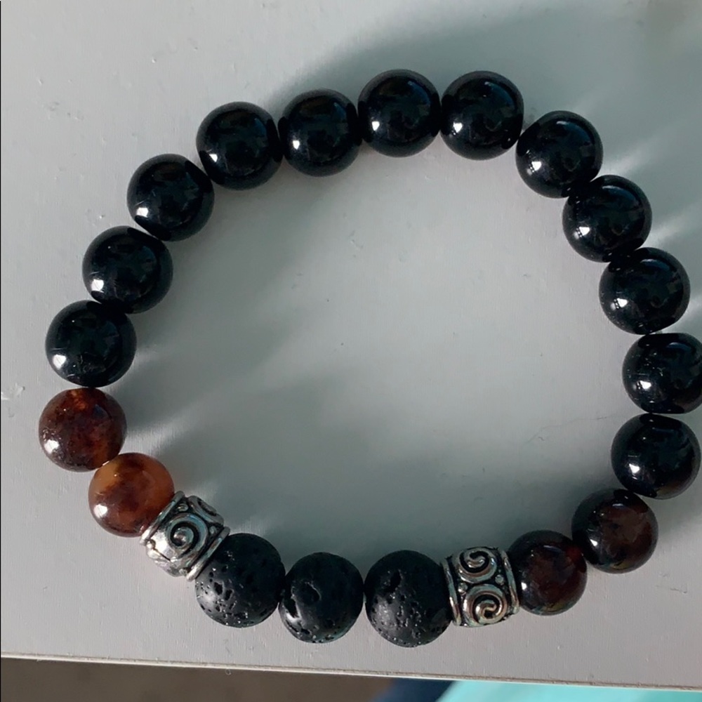Lava bead bracelet